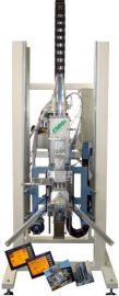 М130 - Автоматическая машина станция для заполнения засыпки влагопоглатителя силикогелем (шариками) алюминиевой дистанционной рамки для стеклопакетов (EMAR, Италия)