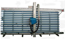 KGS 400E (GMC, Италия) Вертикально-раскроечная пила для фрезерования композитных алюминиевых стальных листов с минеральным наполнителем striebig compact av